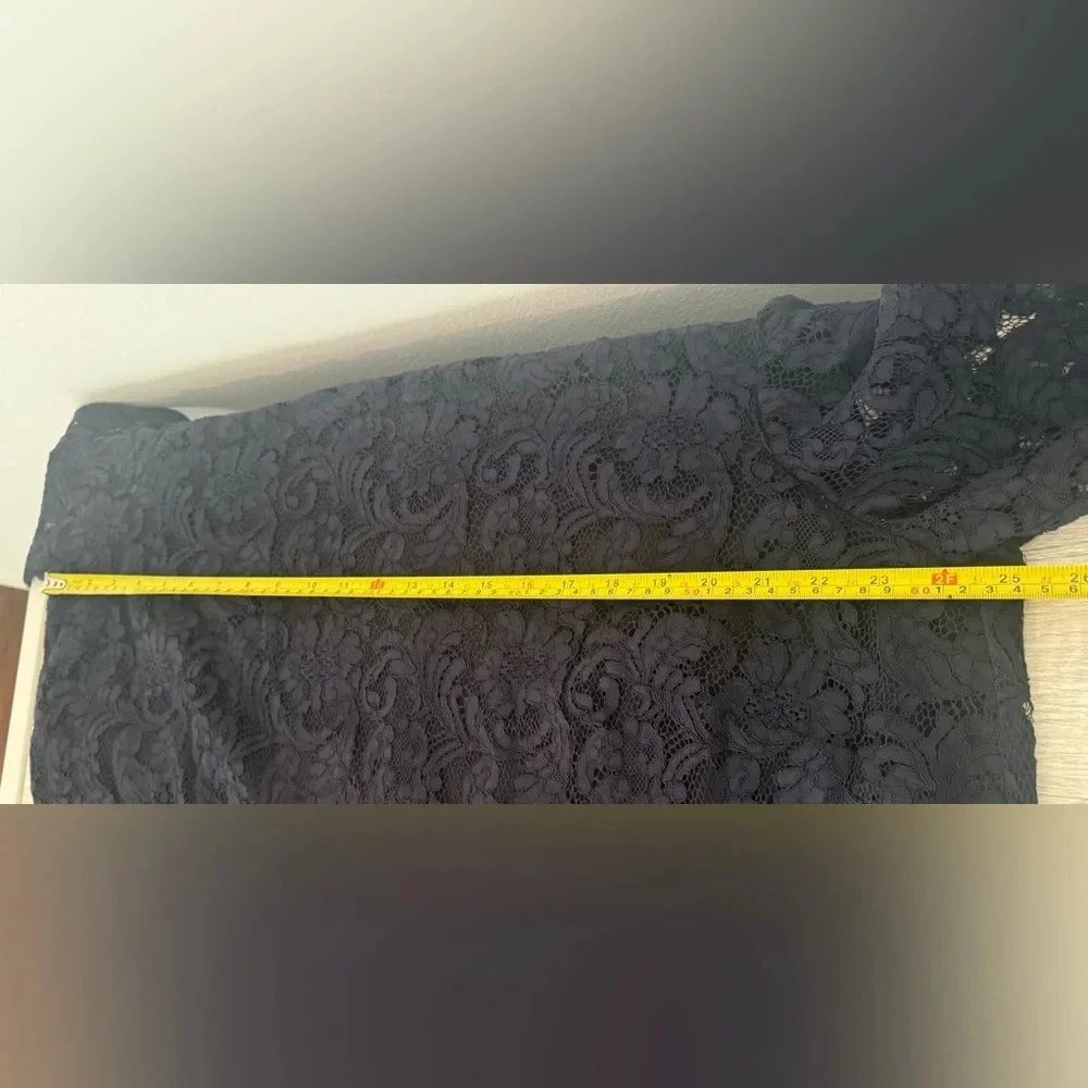 LAUREN RALPH LAUREN Yaritza Lace Overlay Mini Cocktail Dress Classy NWT 20W - Picture 7 of 10